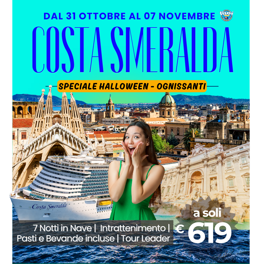 31/10  AL 07/11/26 - 8 GIORNI SU COSTA SMERALDA!