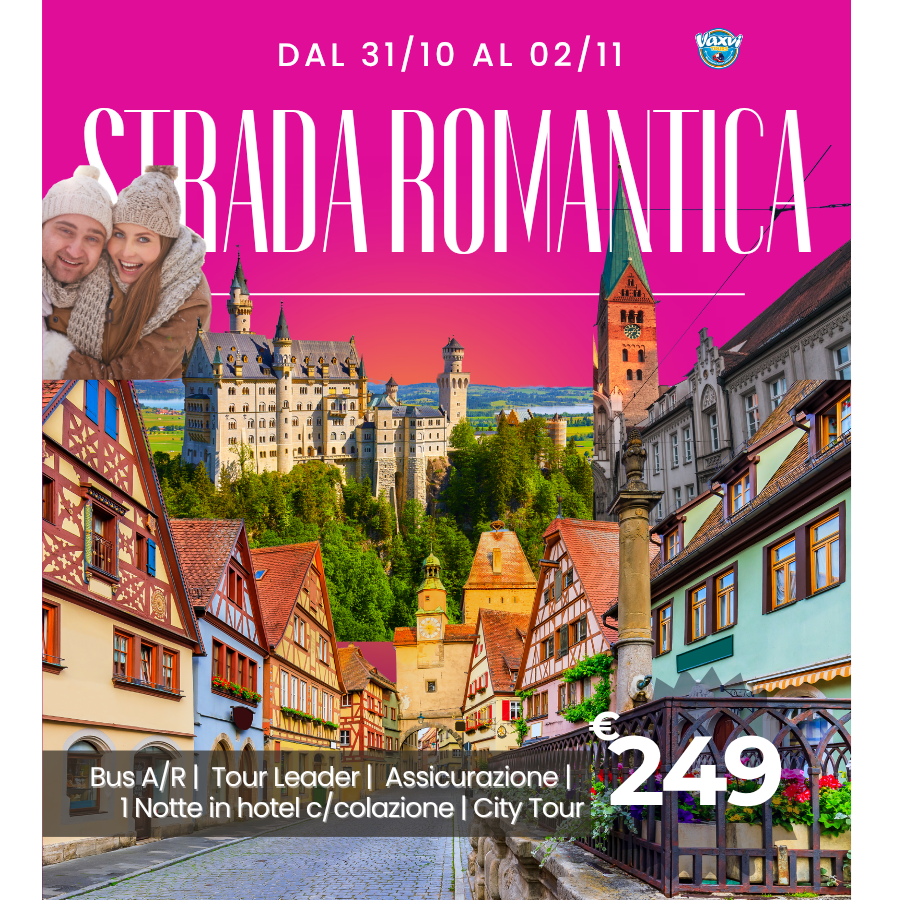 31/10 AL 02/11/2025 - WEEKEND IN STRADA ROMANTICA - Ponte Ognissanti!