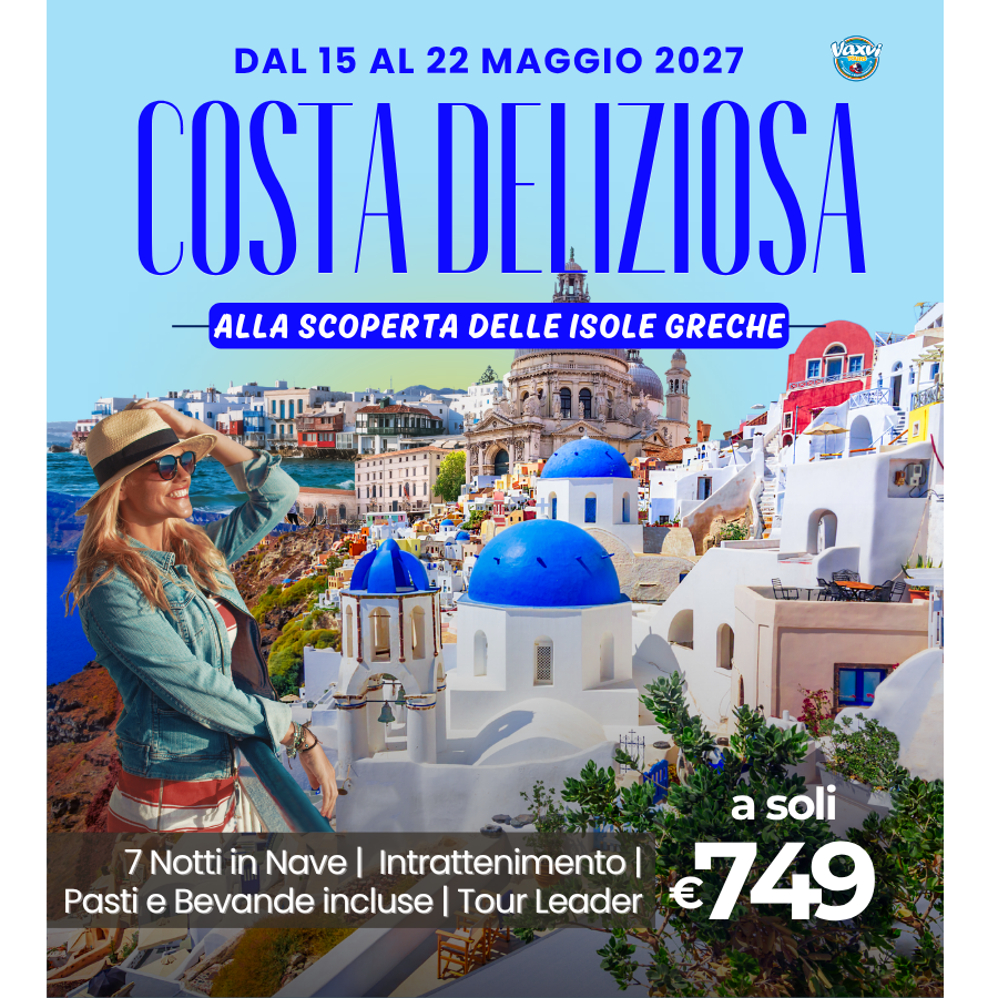 15/05  AL 22/05/27 - CROCIERA DA SOGNO TRA LE ISOLE GRECHE!!