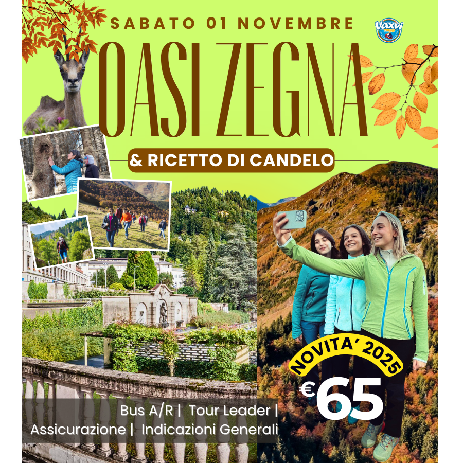 01/11/25 - OASI ZEGNA E IL MERAVIGLIOSO FOLIAGE!