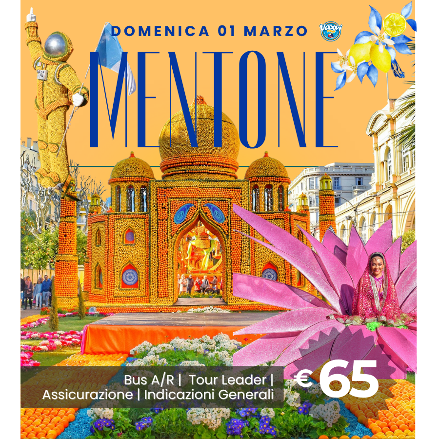 01/03/26 - MENTONE in festa: un giorno tra maschere, mare e meraviglia!