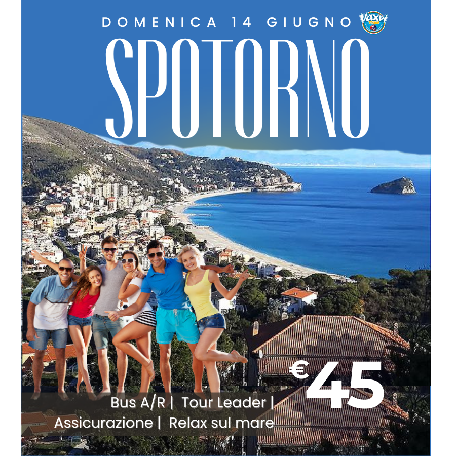 14/06/26 - UN VIAGGIO LEGGERO VERSO IL BLU: SPOTORNO