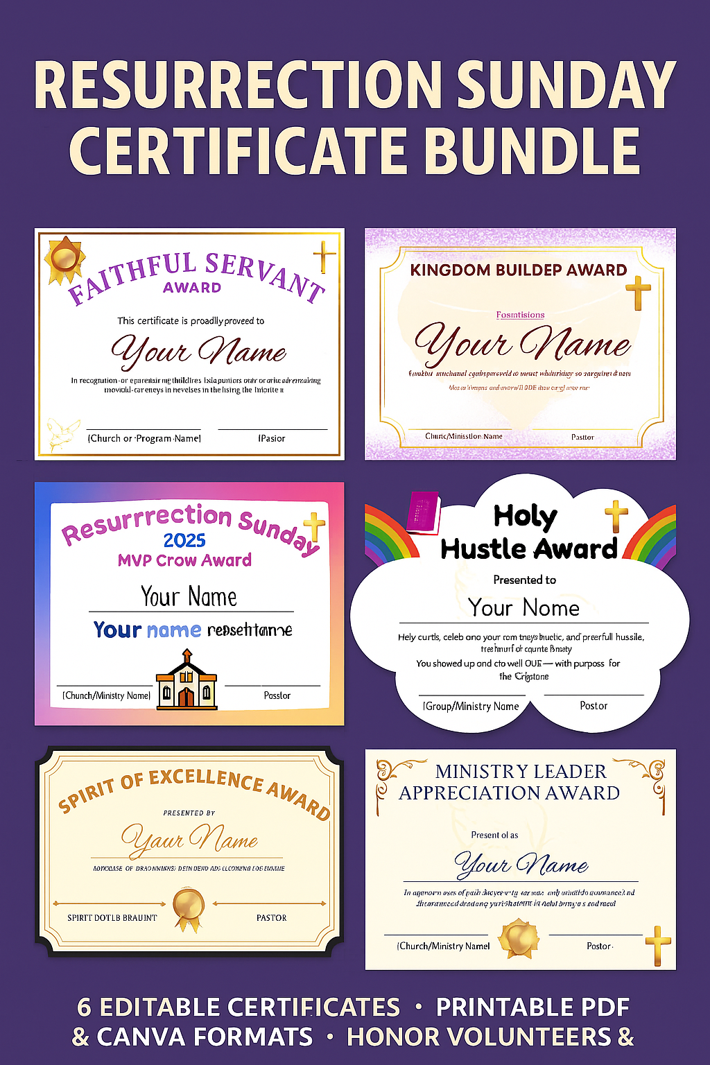 Resurrection Sunday Certificate Bundle