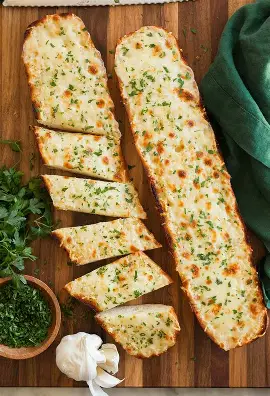 GARLIC BREAD WITH CHEESE