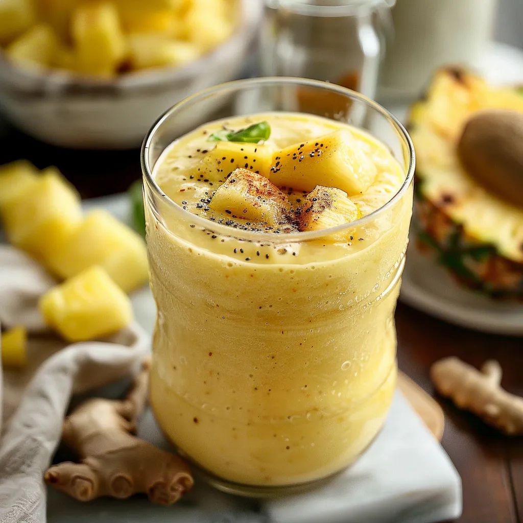 GINGER & PINEAPPLE FRAPPE