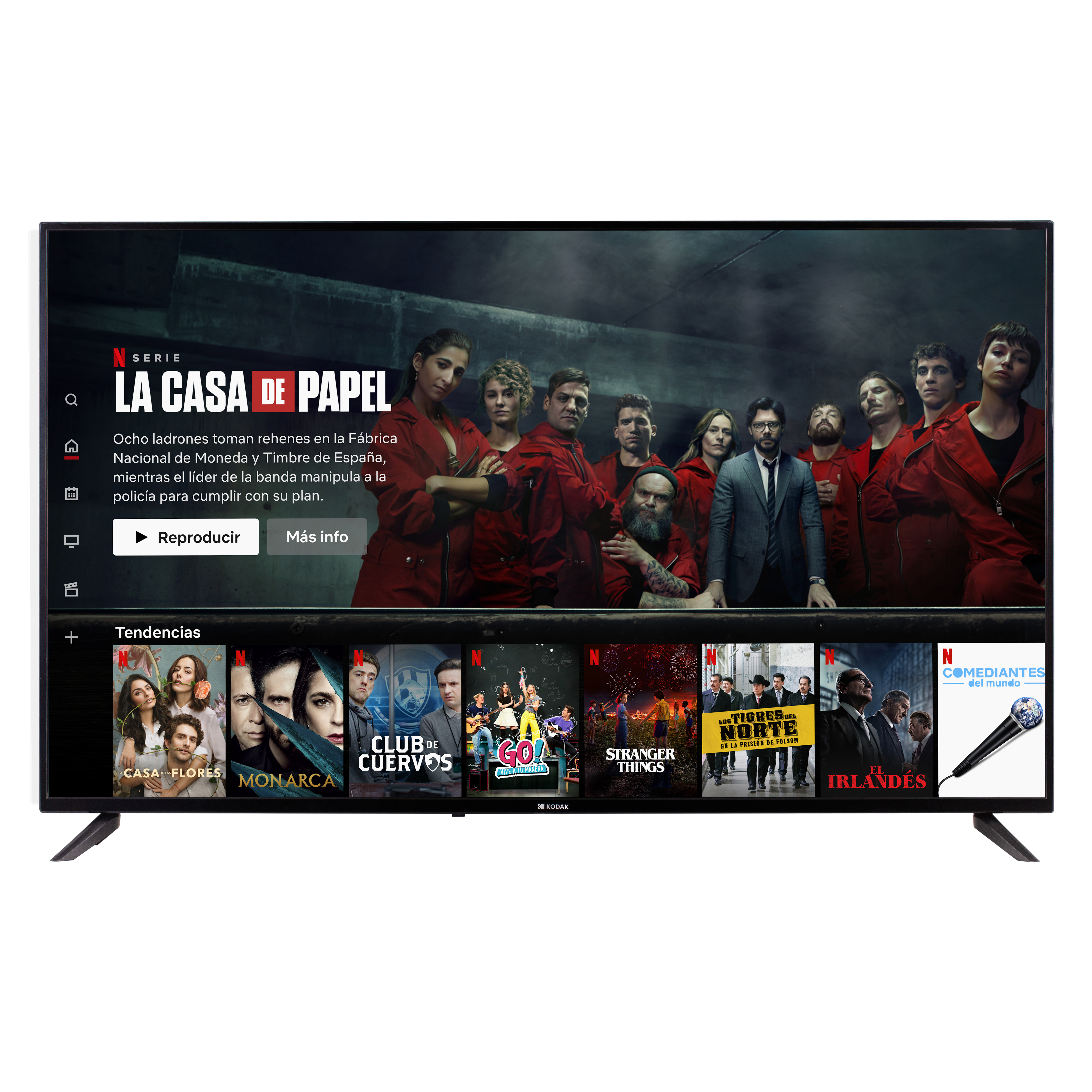 Smart Tv 85" Kodak Sistema Google Tv