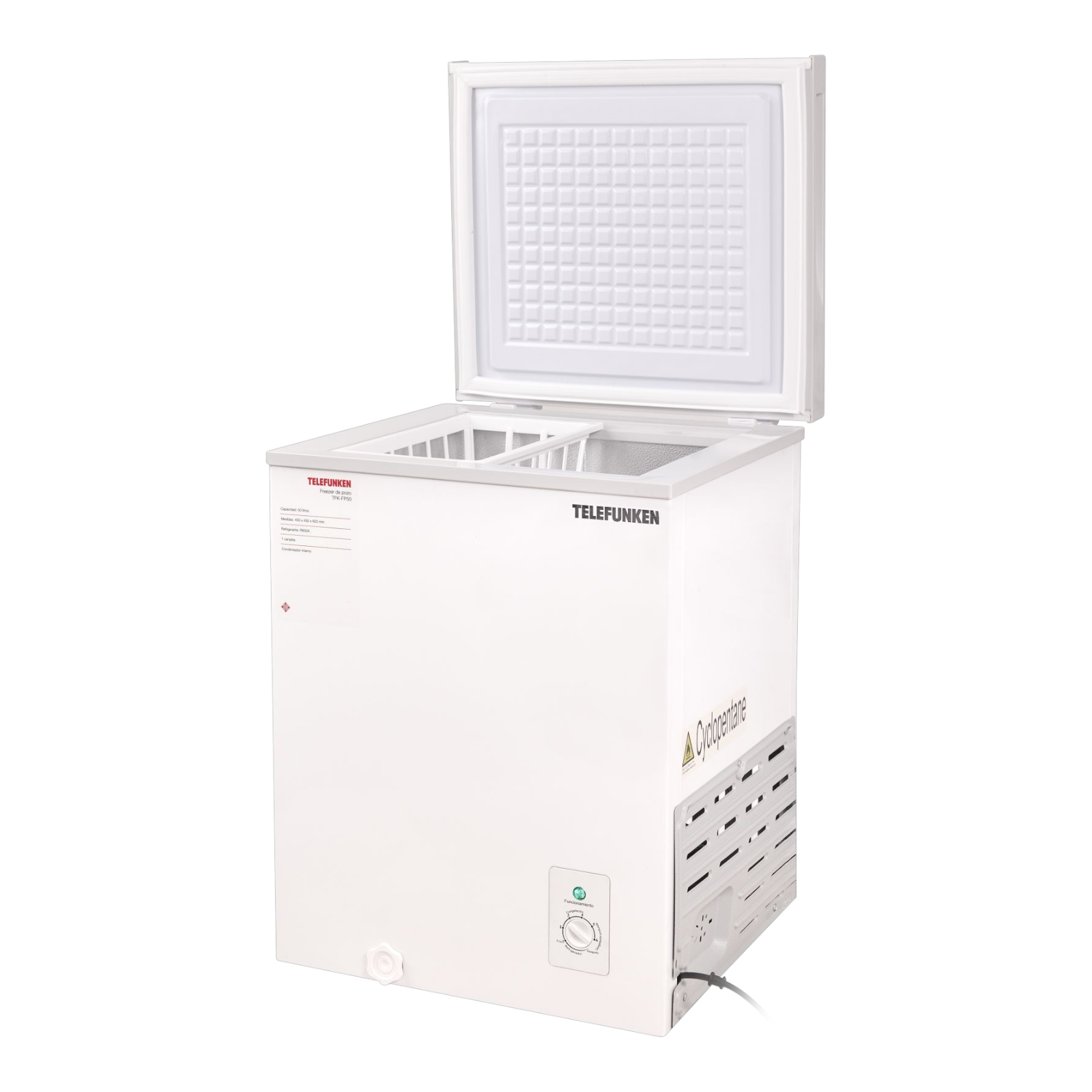 Frezzer de Pozo Telefunken 50L