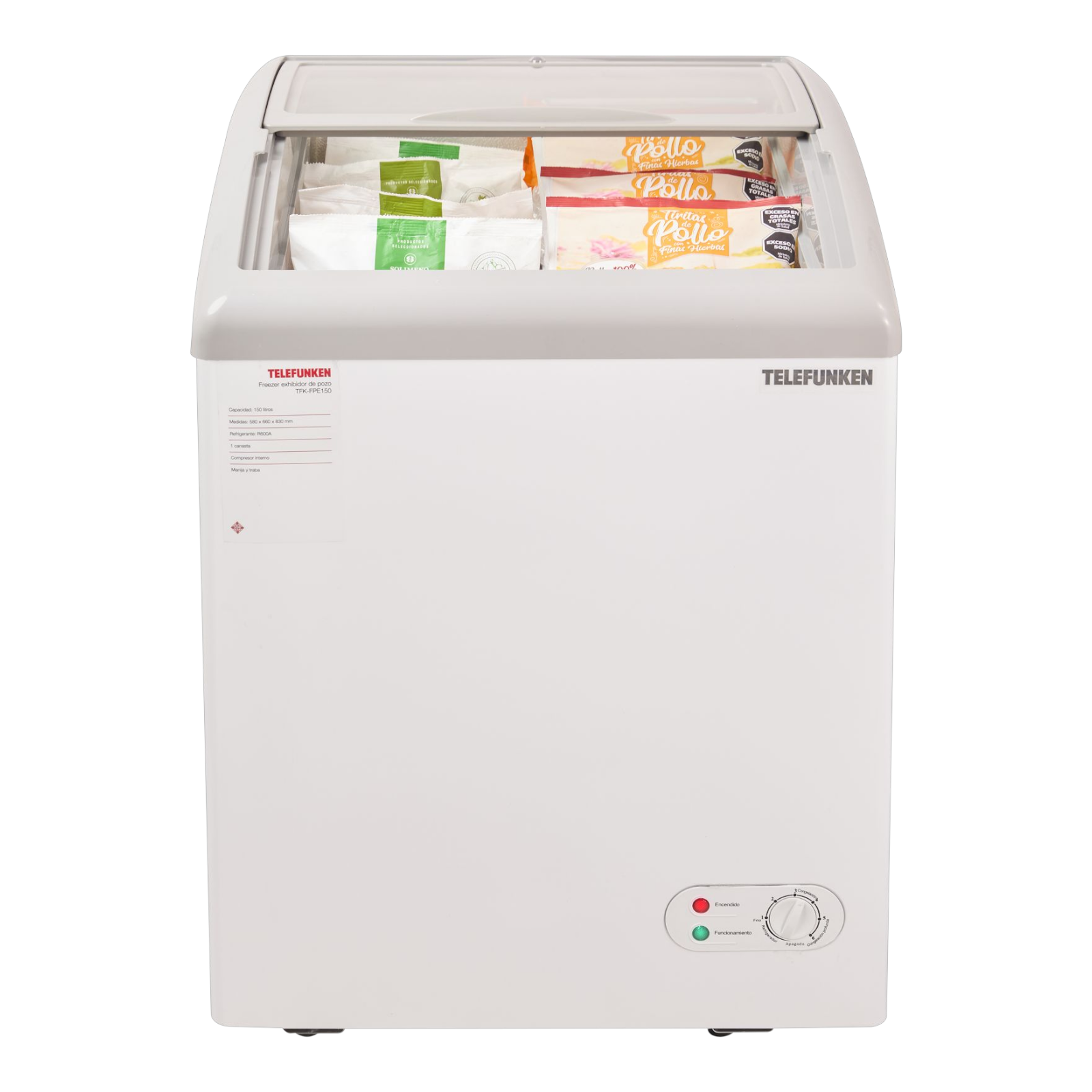 Frezzer Exihibidor de Pozo 150 L