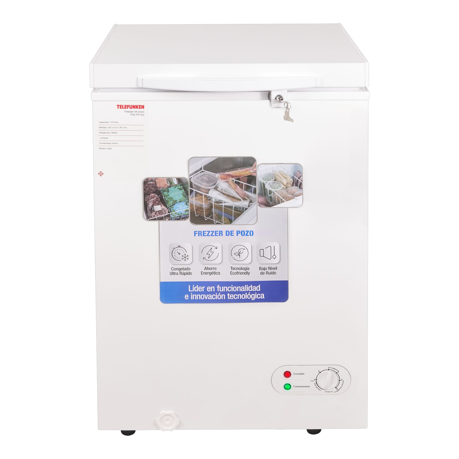 Frezzer de Pozo 120L Telefunken