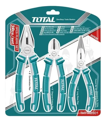 Kit Juego De Tres Pinzas Total 