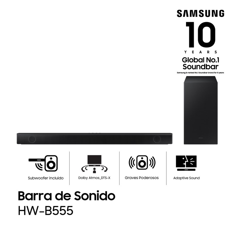 🎶 Samsung Soundbar HW-B555 