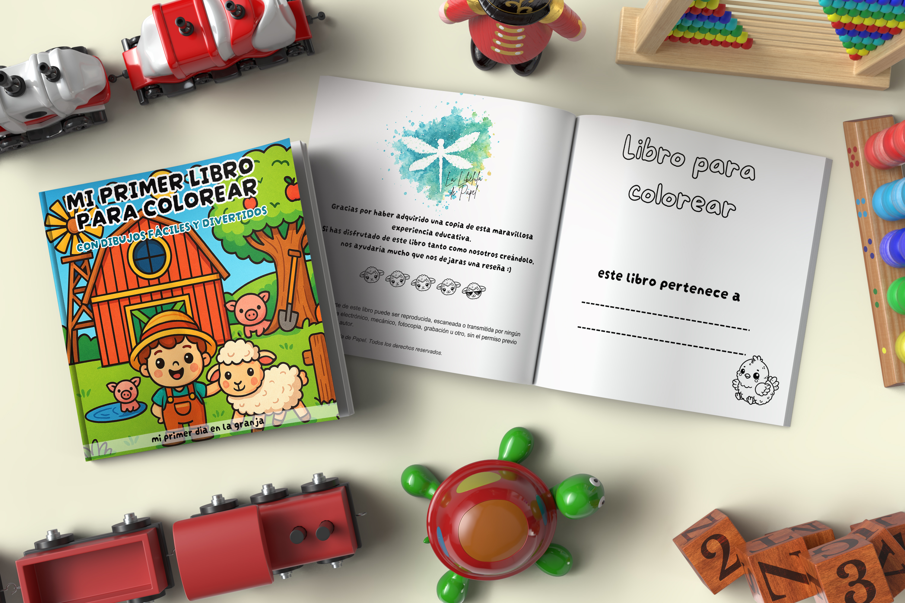 Mi Primer Libro Para Colorear: un día en la granja