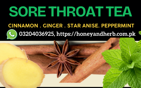 Sore Throat Tea – Soothing & Cooling 🍵❄️