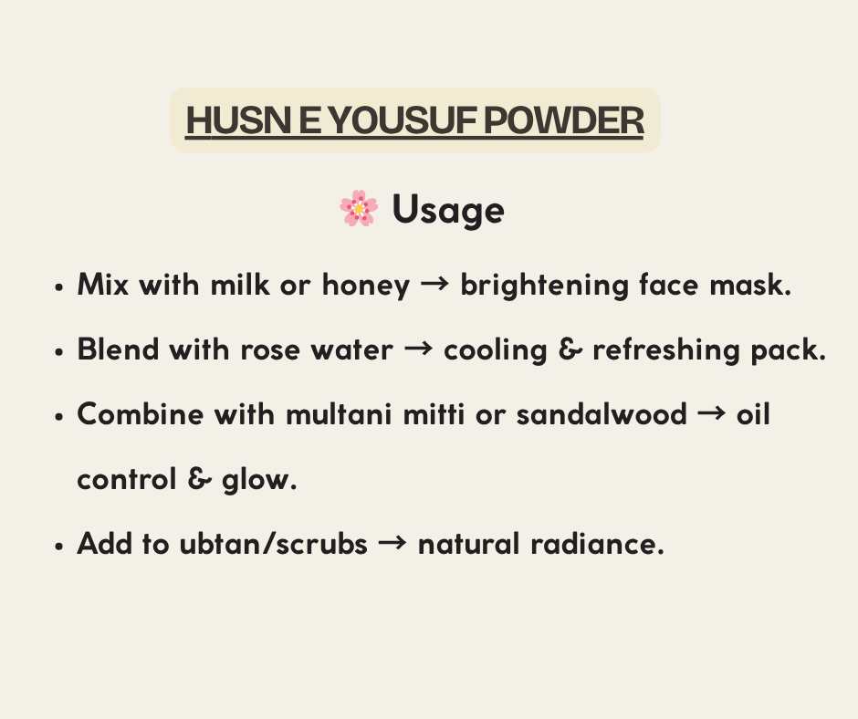 Husn e Yousuf Powder