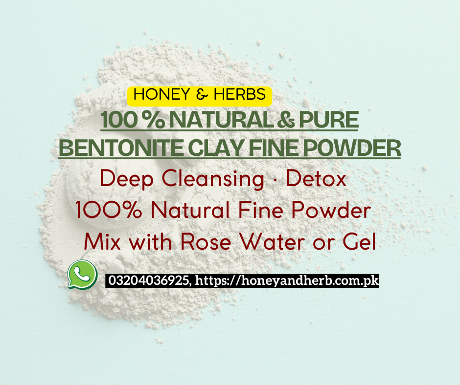 100% Natural & Pure Bentonite Clay Fine Powder