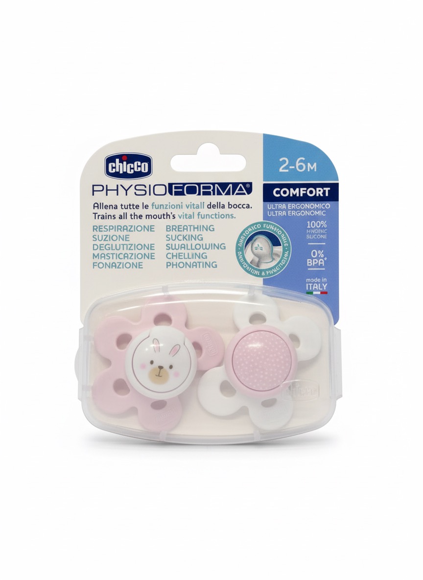 Chicco PhysioForma Comfort Pacifiers 2-6m