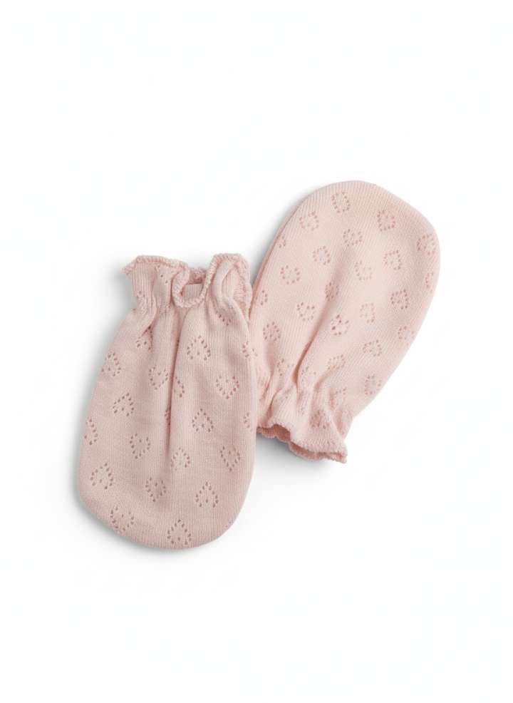 Caramell Baby Cotton Mittens Set