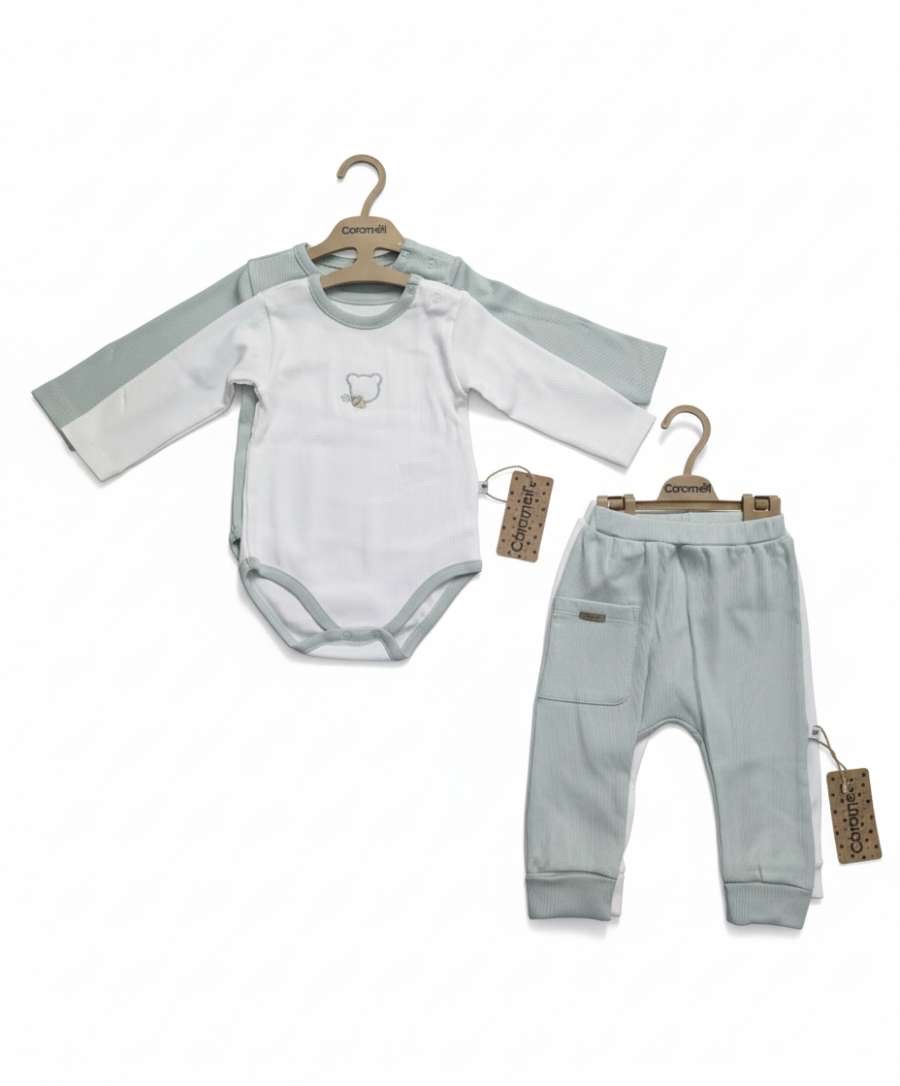 Caramell White Baby Bodysuit