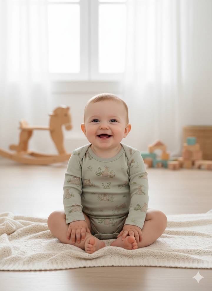 Caramell Baby Long Sleeve Bodysuit