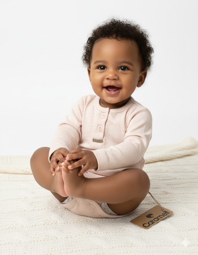 Caramell Baby Long Sleeve Bodysuit