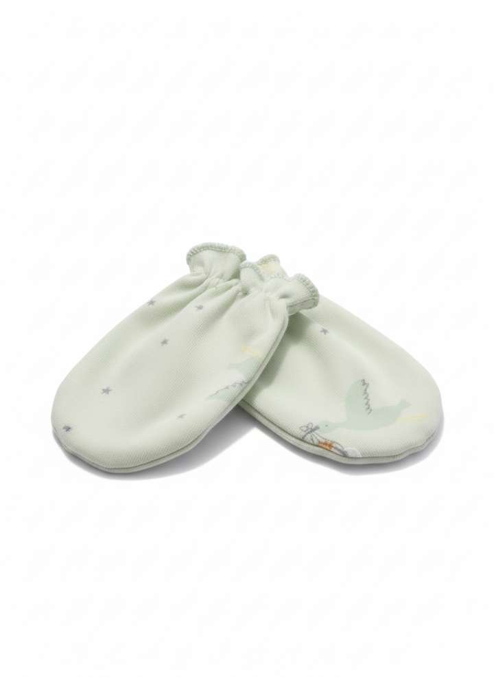 Caramell Baby Cotton Mittens Set