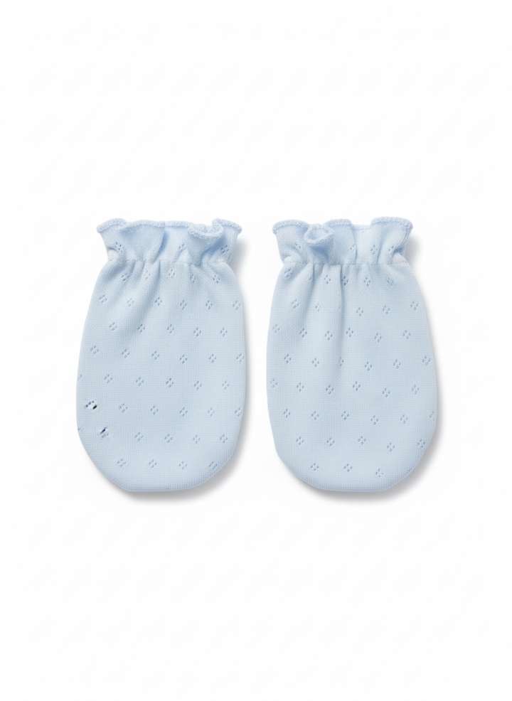 Caramell Baby Cotton Mittens Set