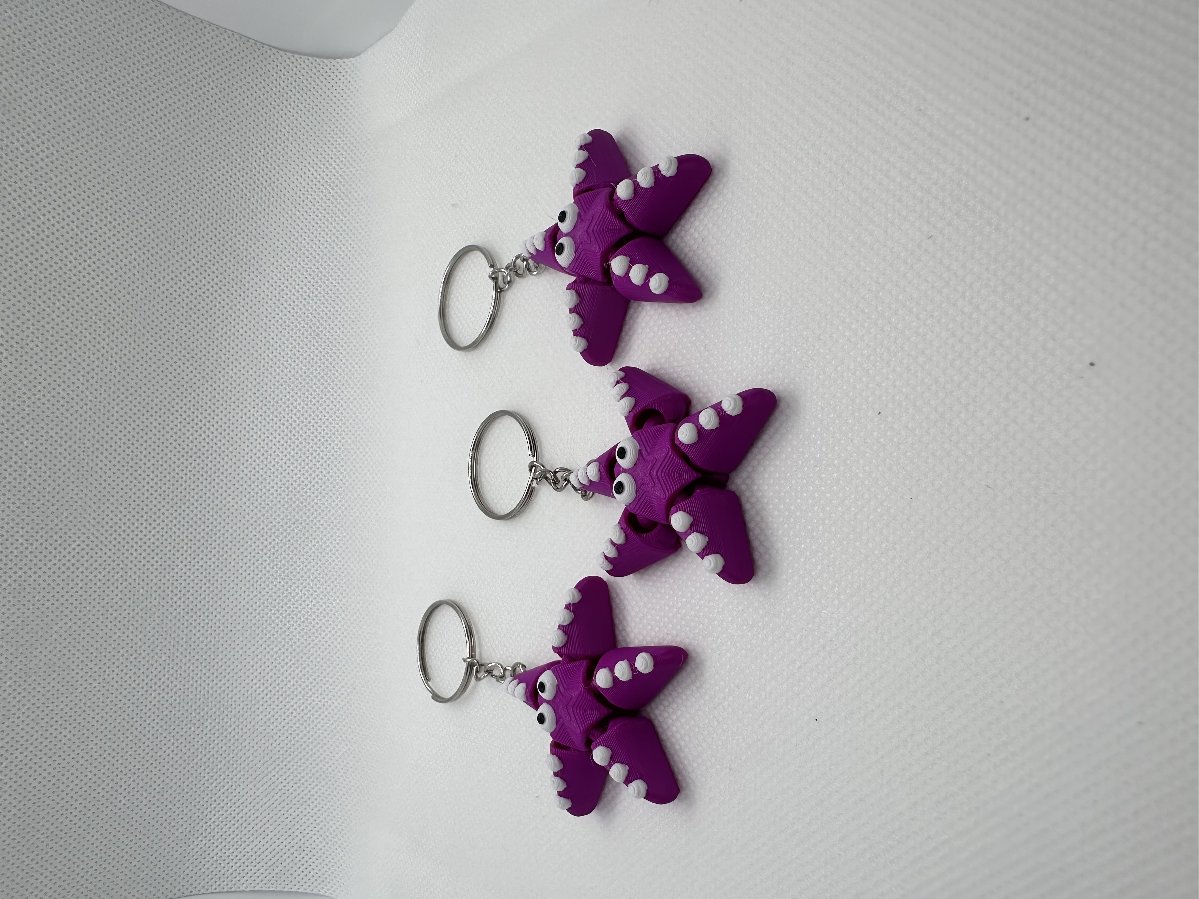 Flexi sleutelhanger Zeester