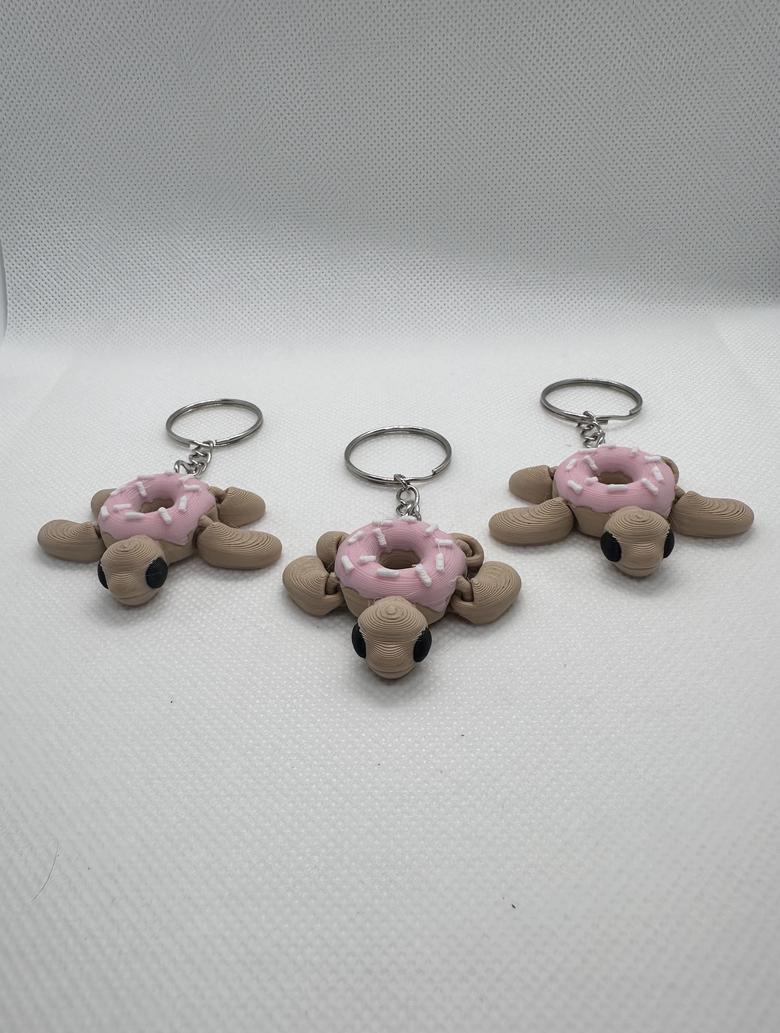 Flexi sleutelhanger Donut Schildpad