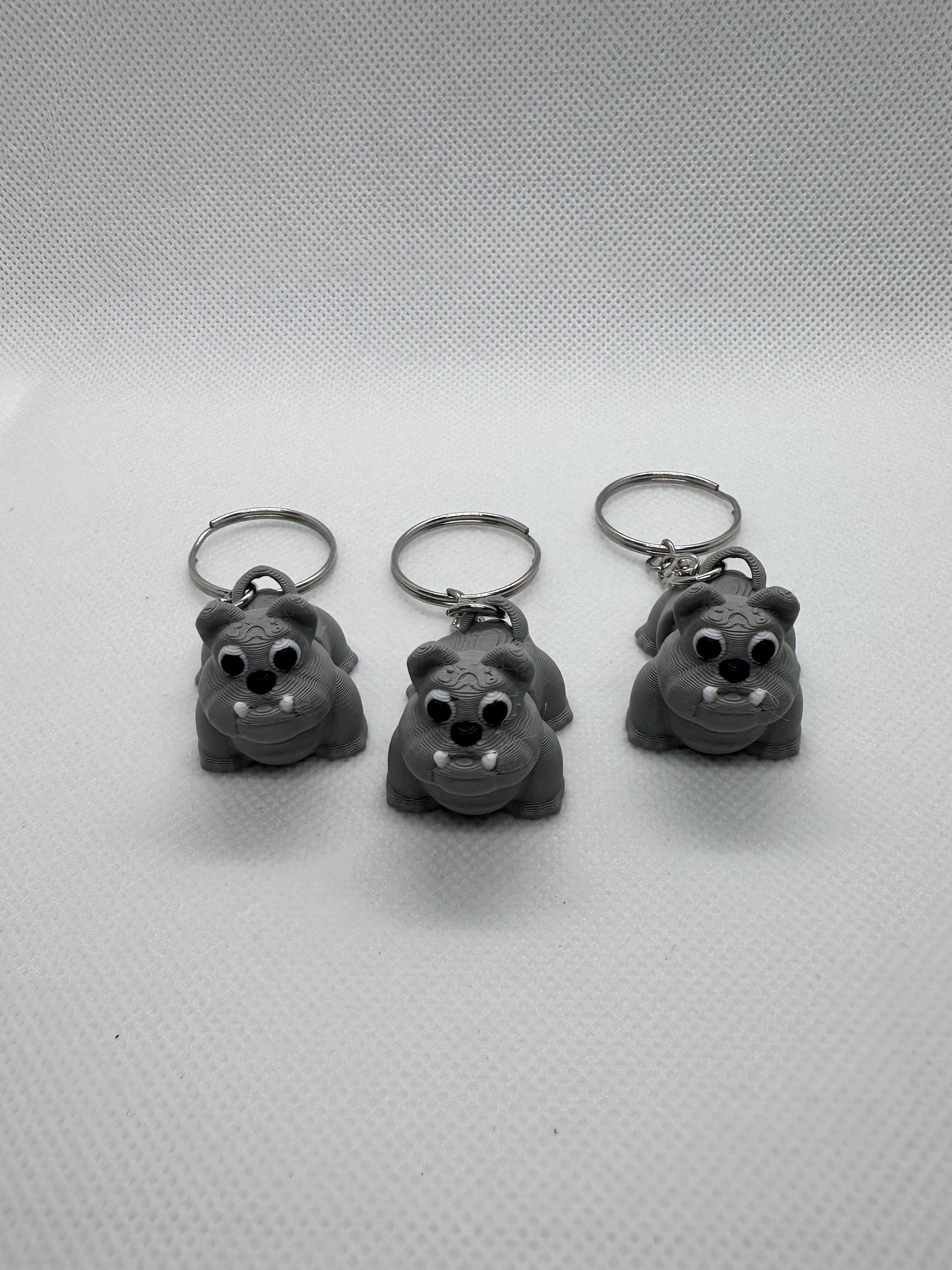 Flexi sleutelhanger Bulldog
