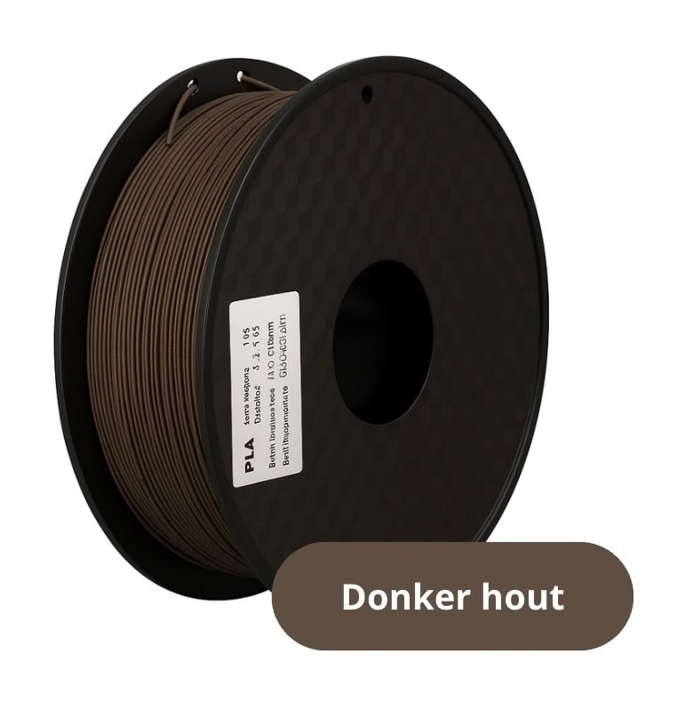 3D-printer Filament Donker hout