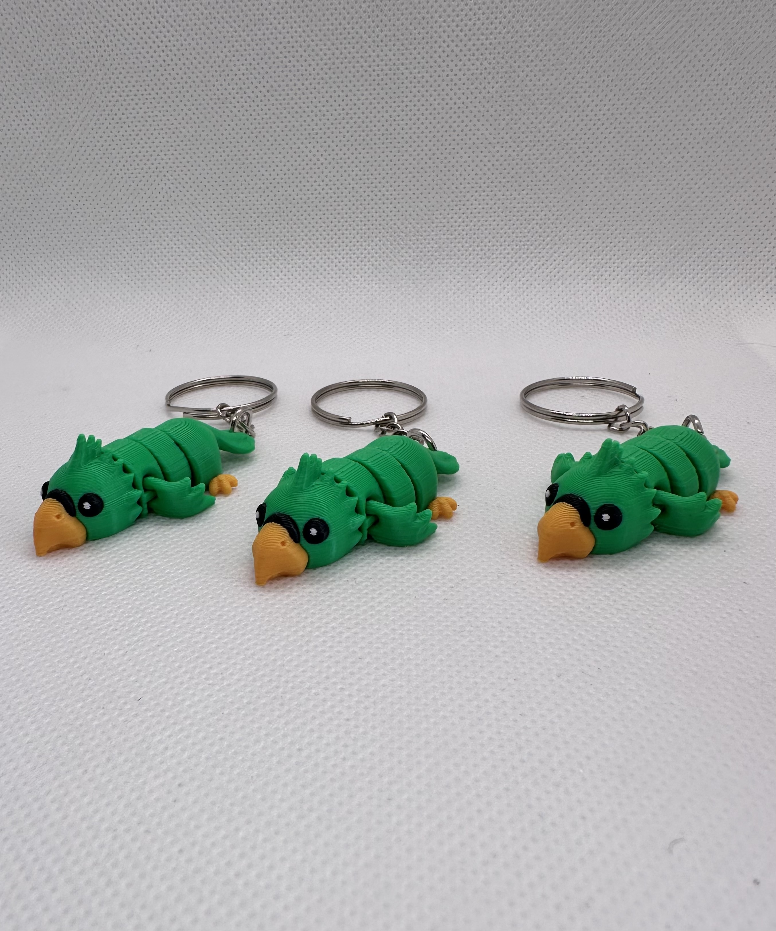 Flexi sleutelhanger Papegaai