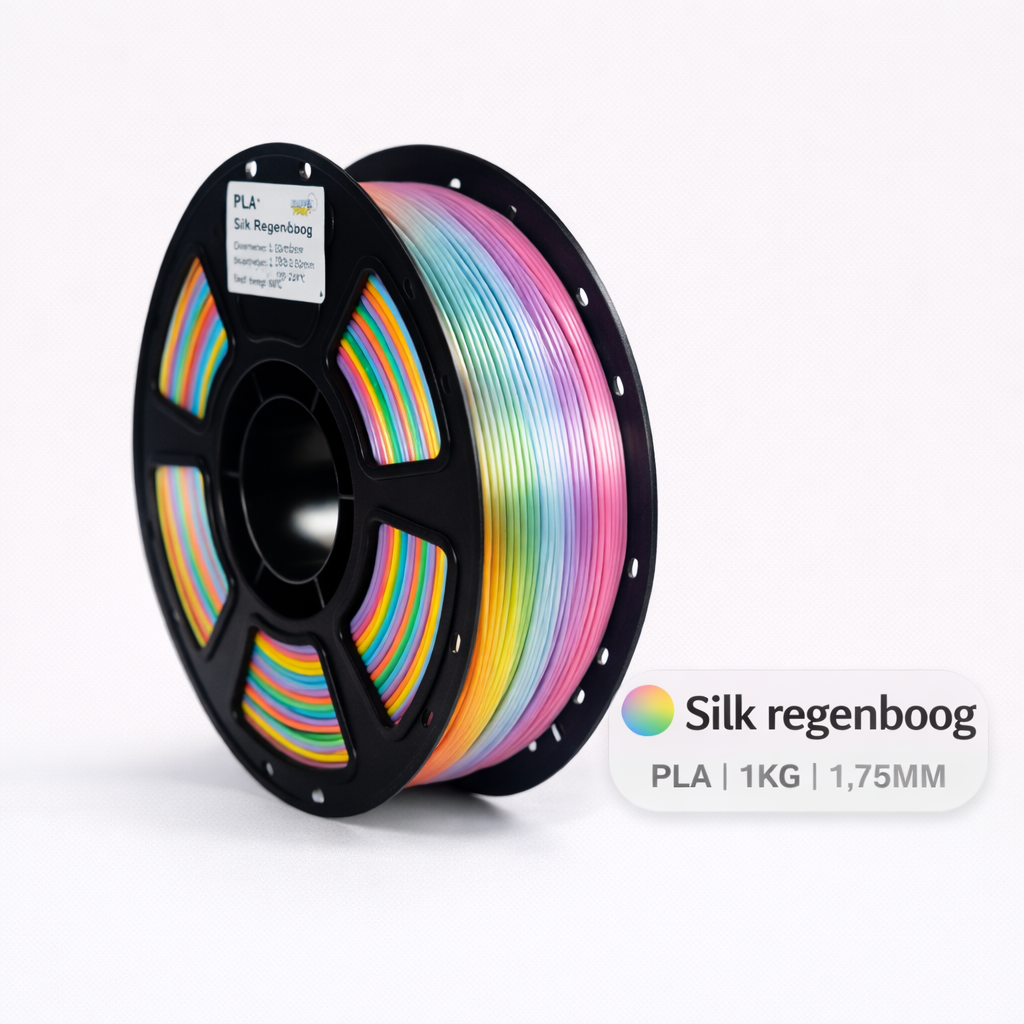 PLA Silk Filament Regenboog