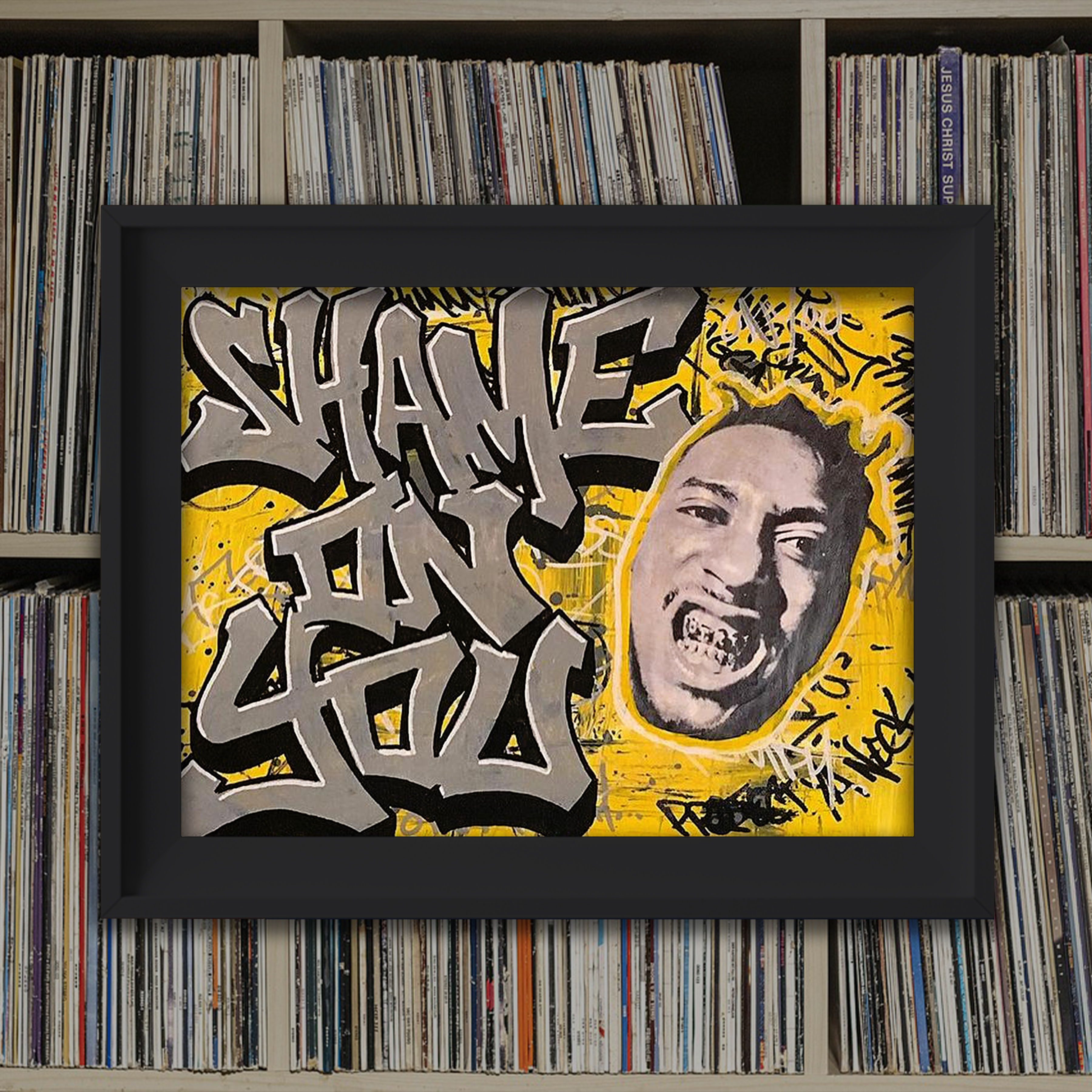 Shame on You Art Poster