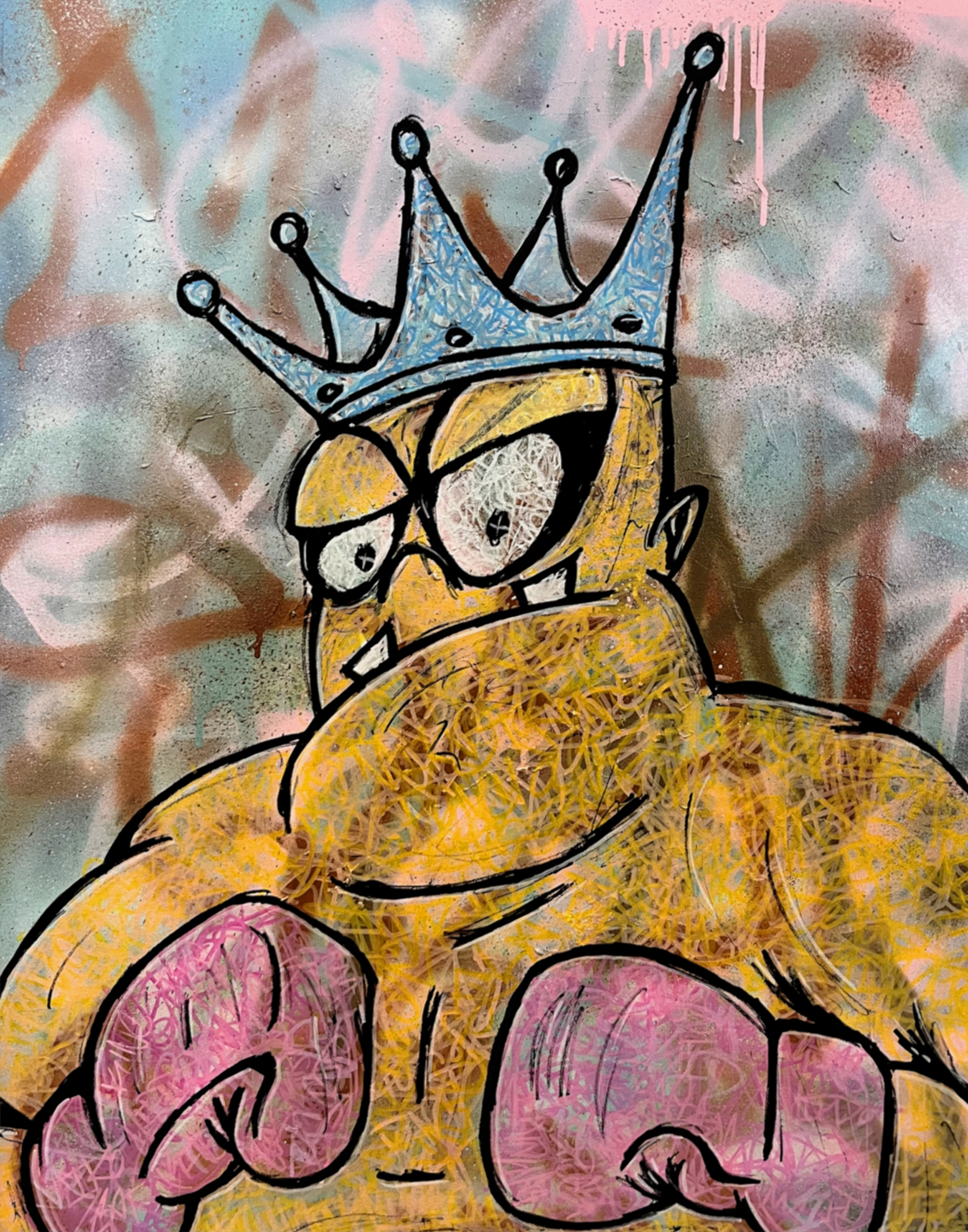 King Hippo Digital Download Art Print