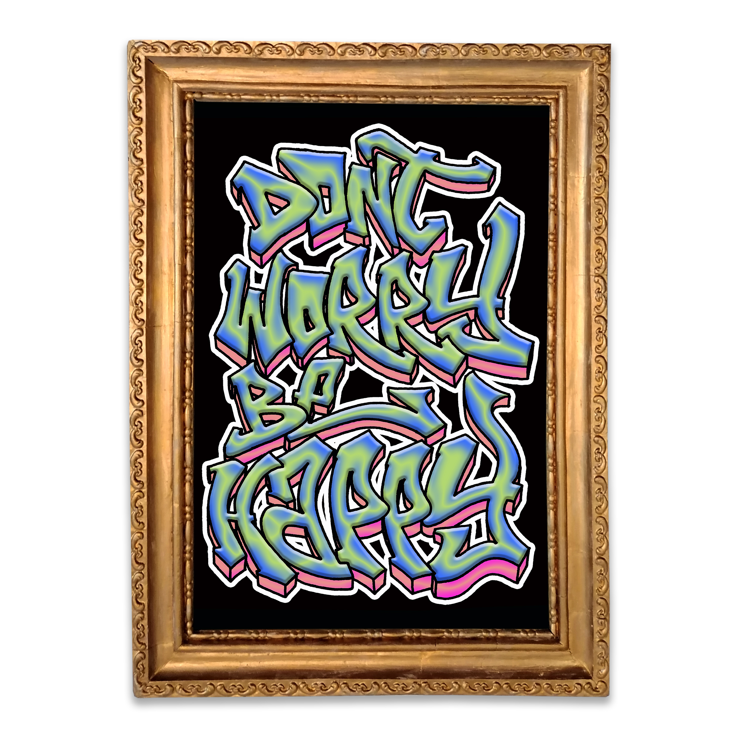 Don't Worry Be Happy Digital Download Art Print