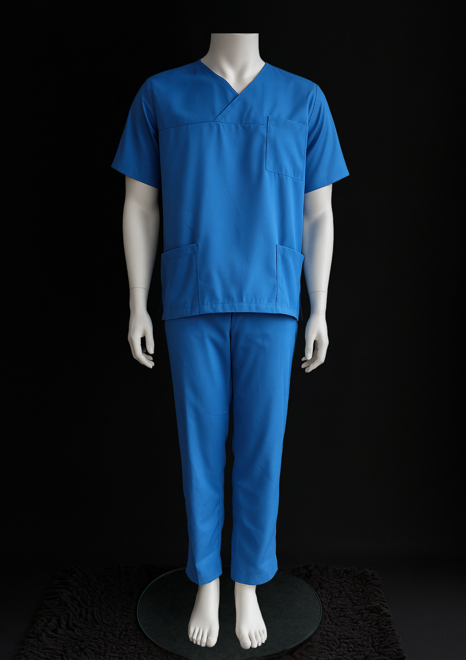 Tenue médicale bleue