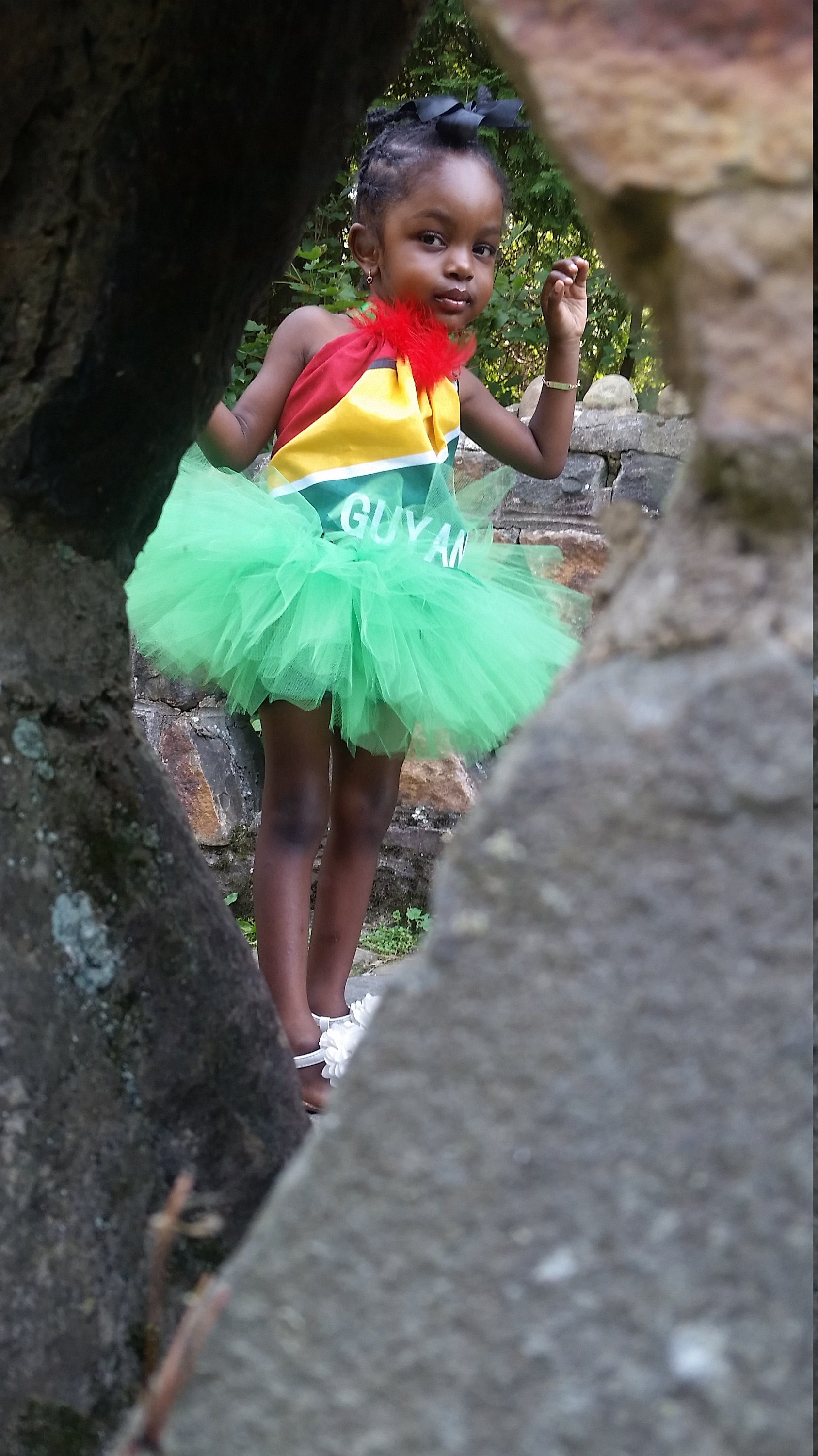 Guyana Flag Tutu-Two Piece Outfit-Labor day tutus