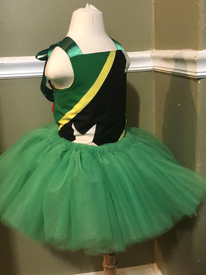 Guyana Flag Tutu-Two Piece Outfit-Labor day tutus