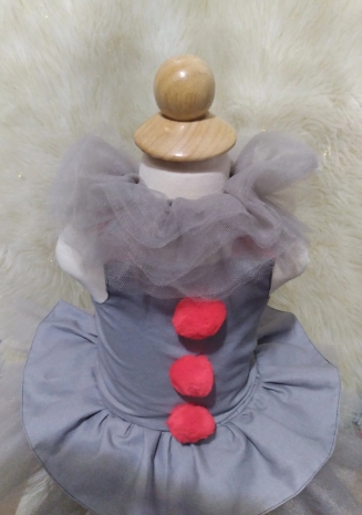 Pennywise dress, scary clown costume, Pennywise cosplay, Halloween tutu dress