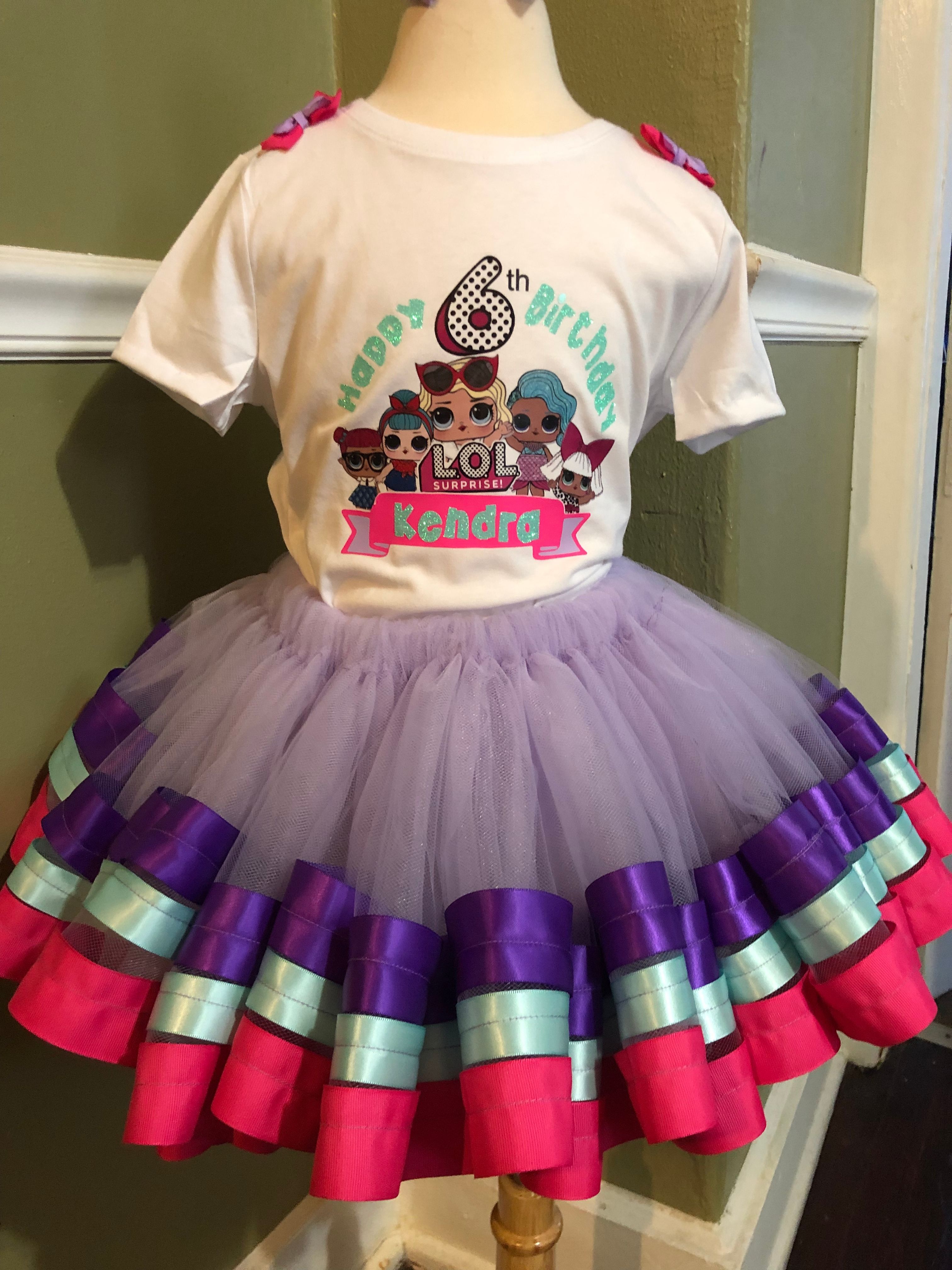 "Surprise Glam Doll-Inspired Party Set – Custom Tutu Outfit for Girls