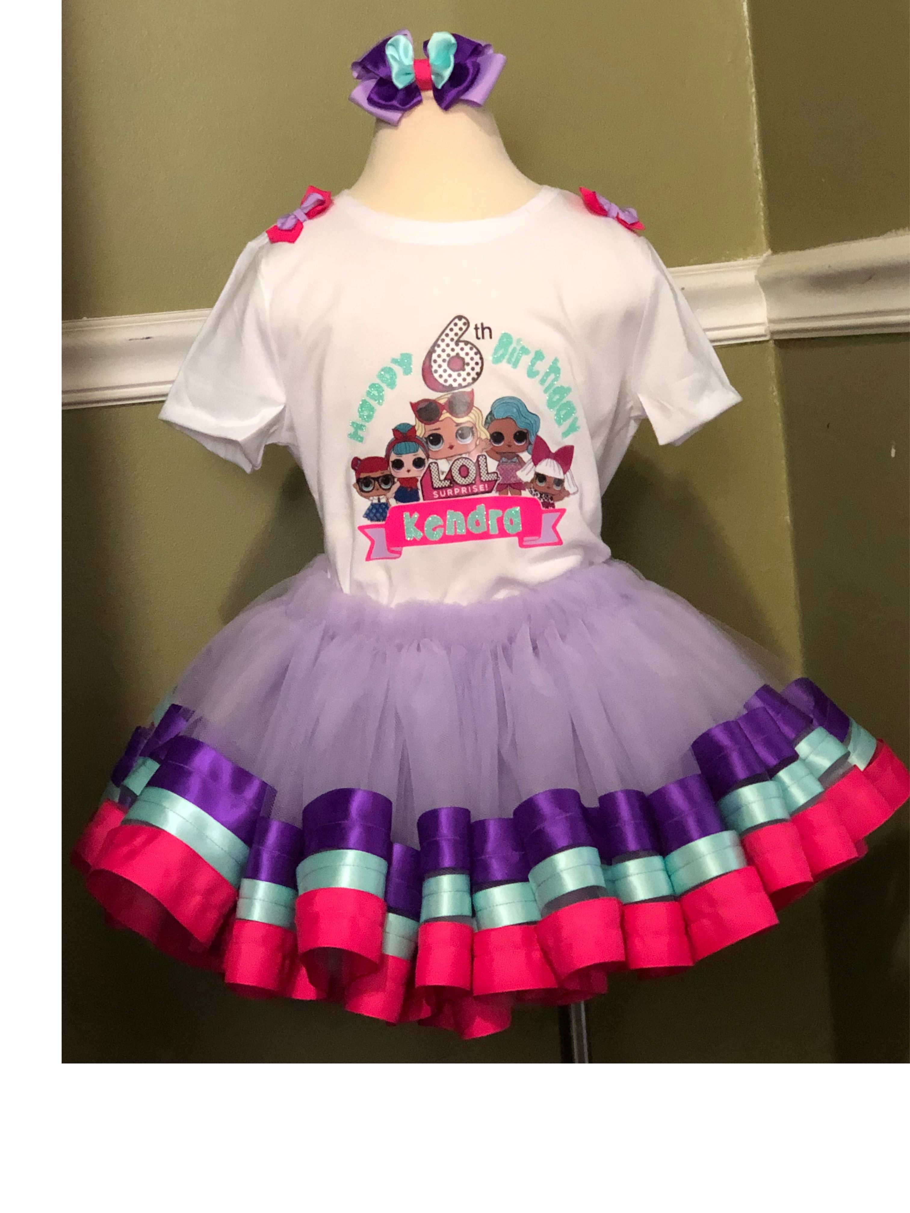 "Surprise Glam Doll-Inspired Party Set – Custom Tutu Outfit for Girls