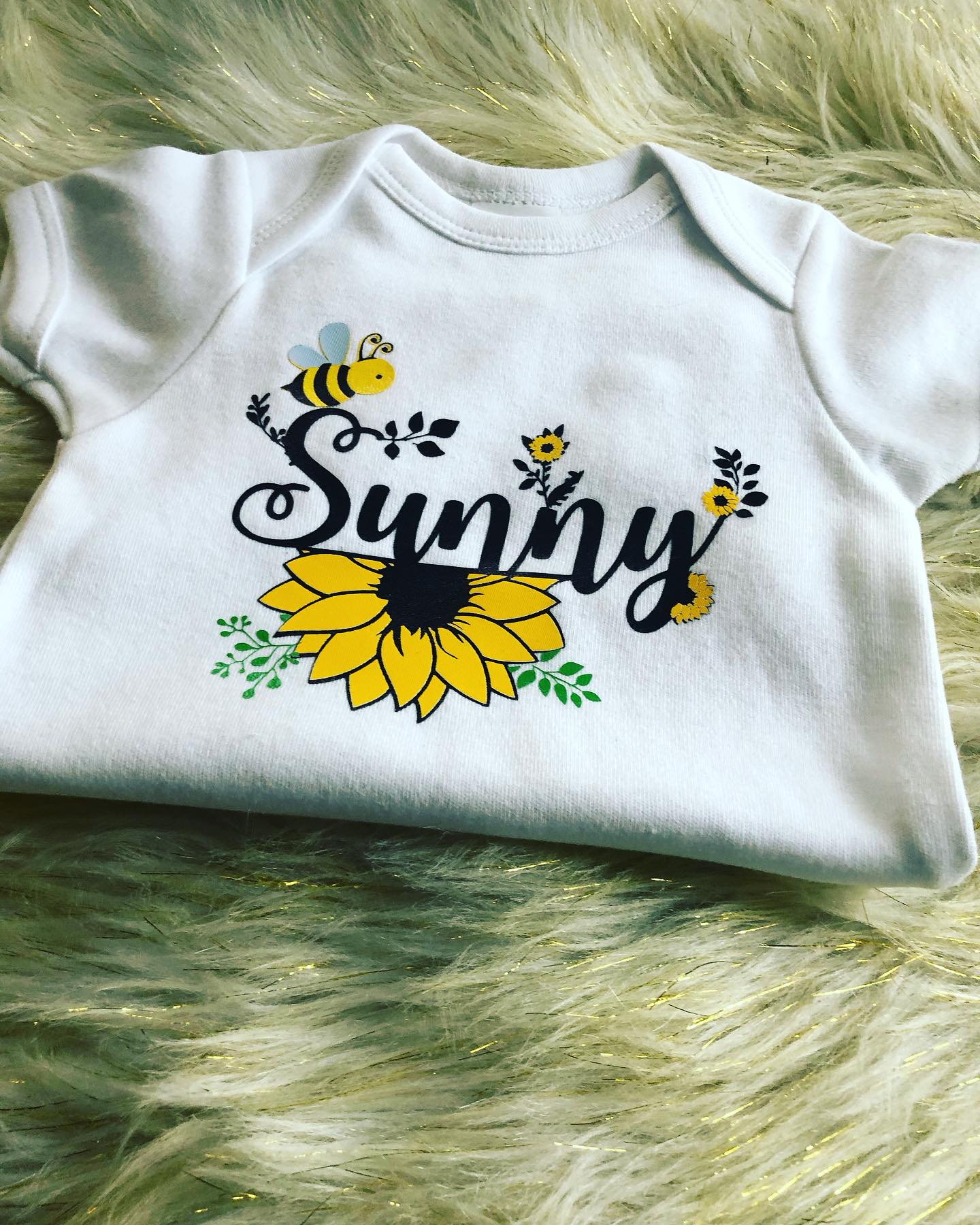 Girls Sunflower Tutu and Tee Set – Handmade Birthday or Special Occasion Outfit