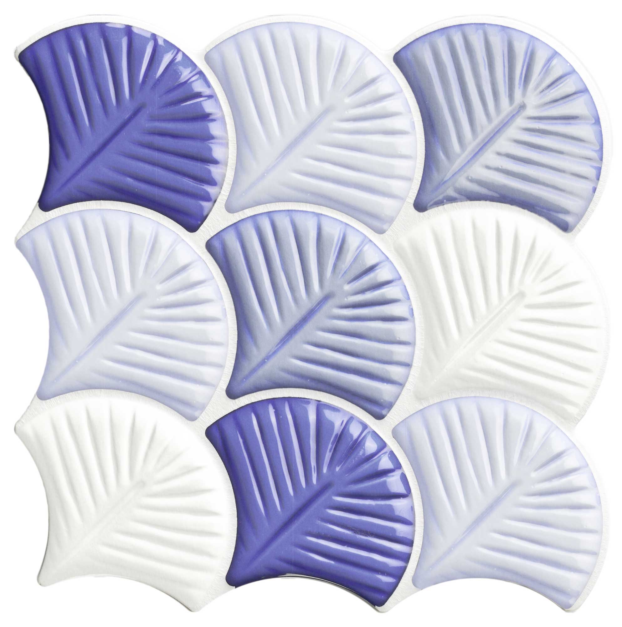 Scale Shell nuance de bleu / Blanc