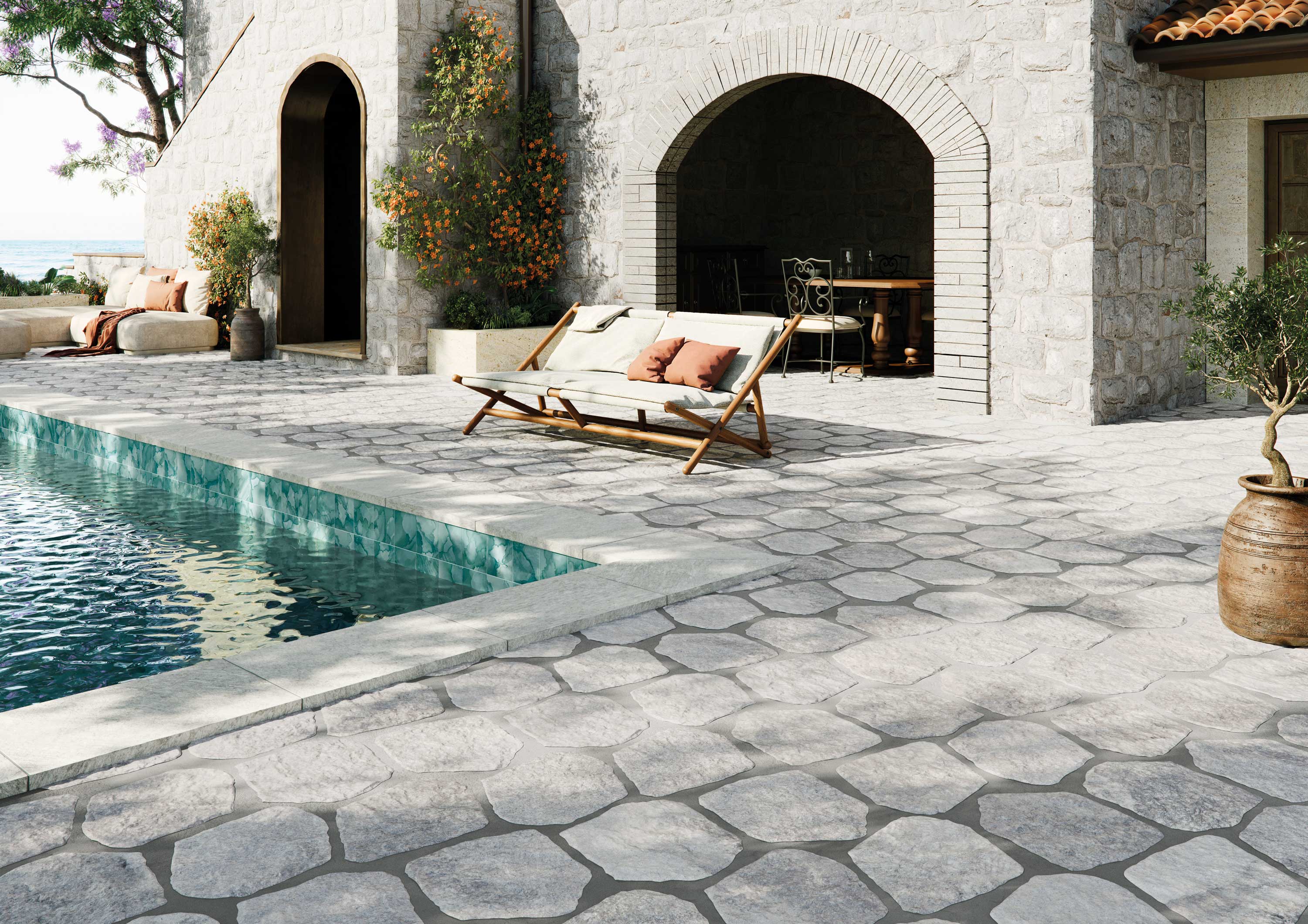 Cuzco carrelage pierre naturelle midnight