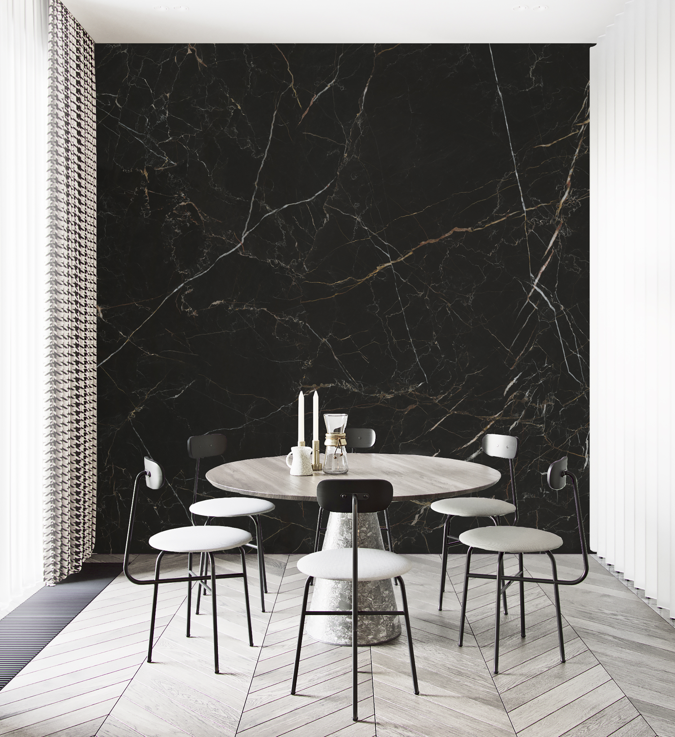 Rider 60x120 cm effet marbre noir