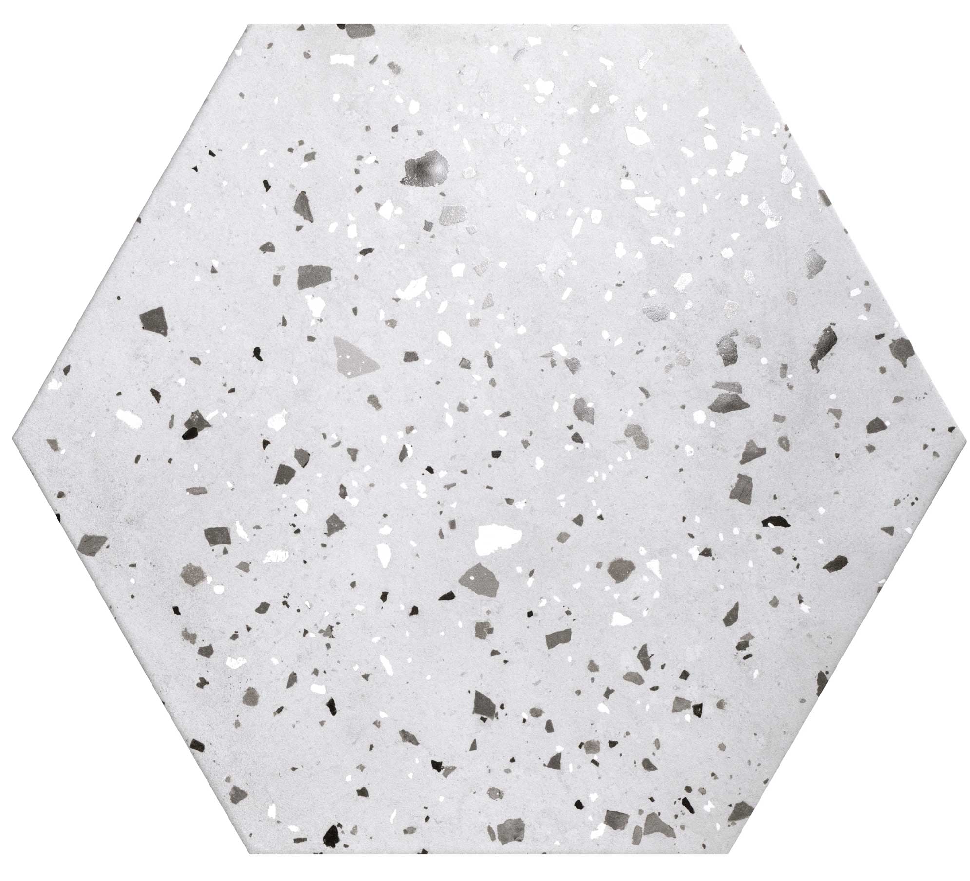 Confeti grand Carreau hexagonal terrazzo