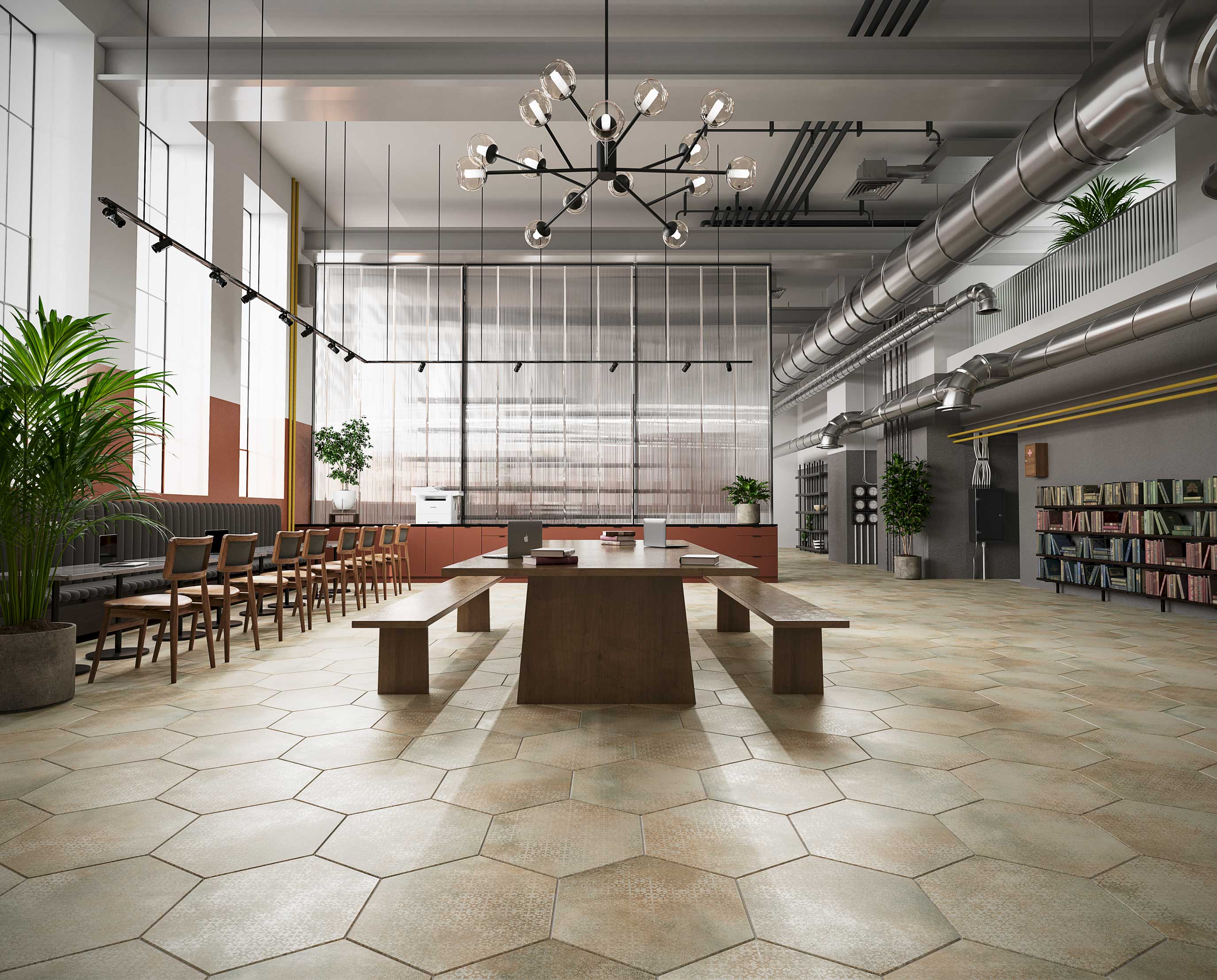 Damasco Carreau hexagonal déco