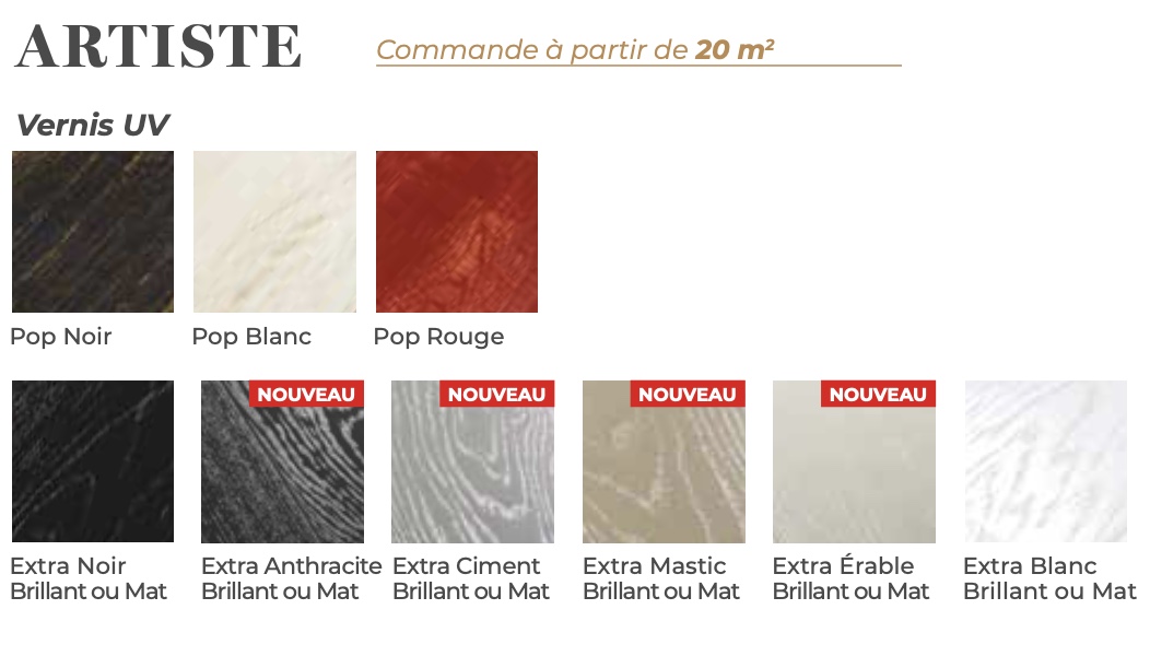 Finition Huilé naturel