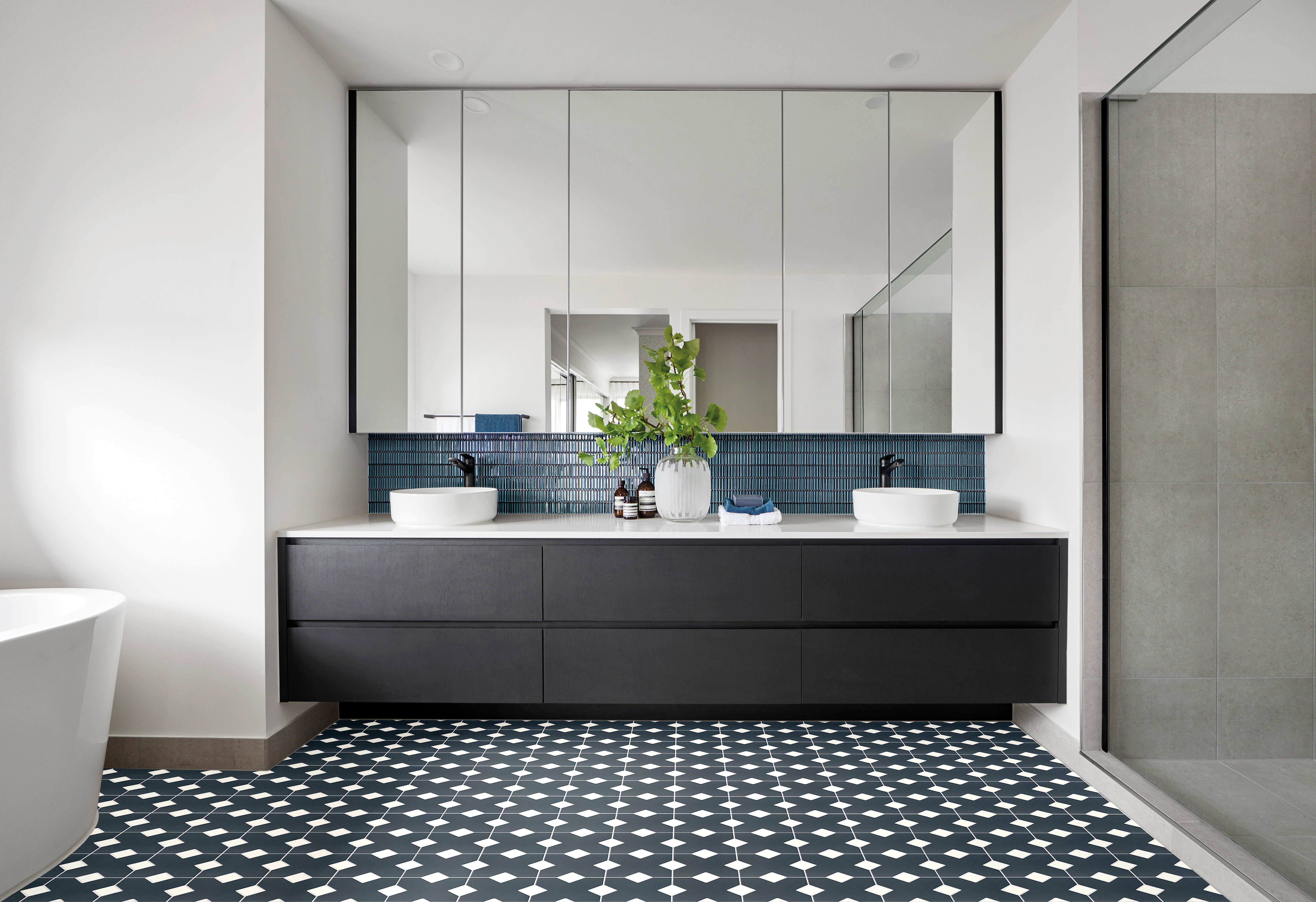 Carreau en forme de X New-York