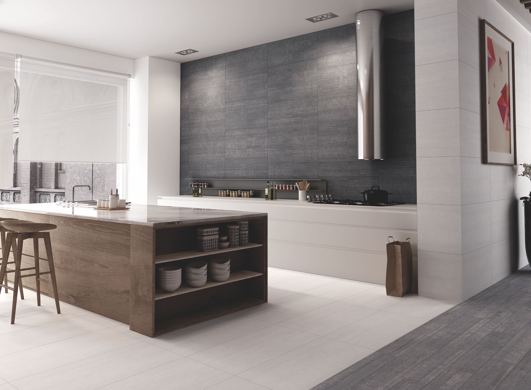 Distict carreaux déco mural 32x62,5cm